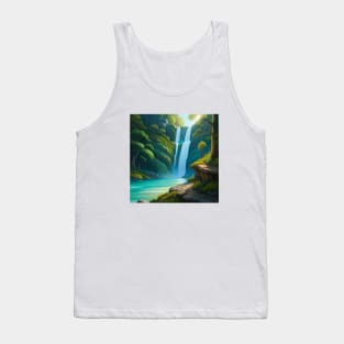 ForestFalls - Mystic Forest Nature Design Tank Top